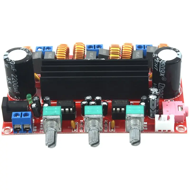 DC12-24V TPA3116D2 2 1 канальный цифровой сабвуфер Мощность усилитель доска + чехол |