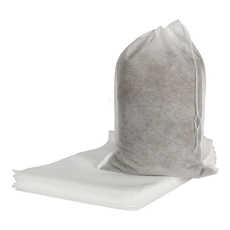 New 100 Pieces Of Large Cold Bubble-Free Bag Disposable Coffee Filter Bag Fine Mesh Hops Brewing Ice Coffee Drawstring Bag
New 100 Pieces Of Large Cold Bubble-Free Bag Disposable Coffee Filter Bag Fine Mesh Hops Brewing Ice Coffee Drawstring Bag