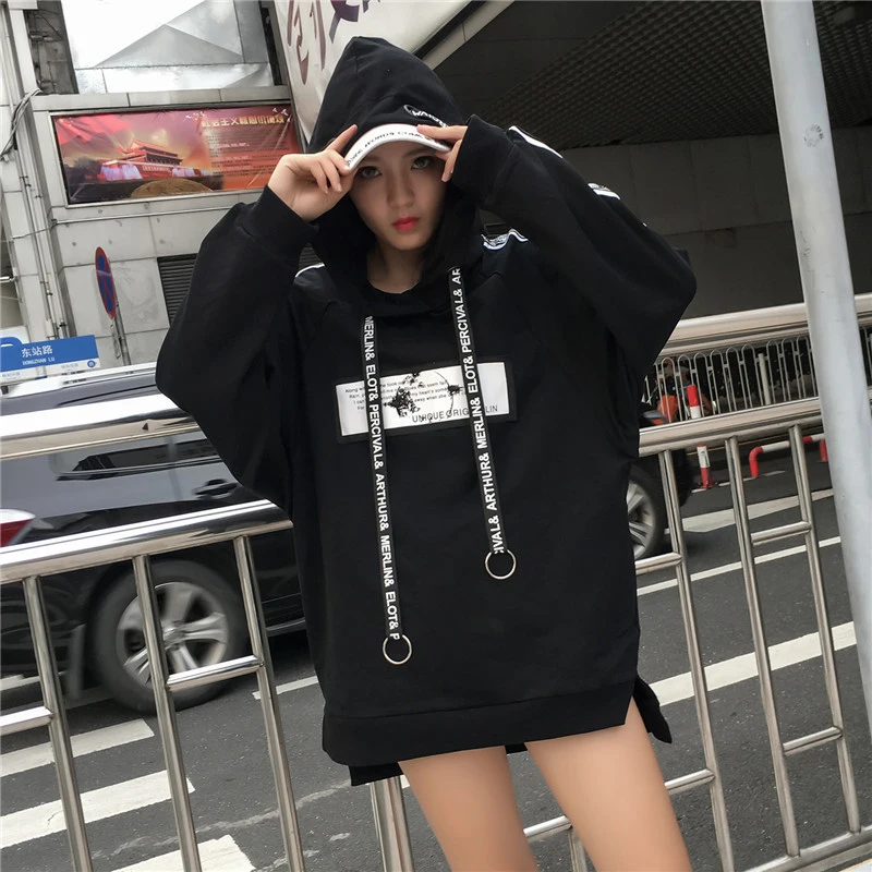 Black Hoodies Sweatshirts Womens Autumn Long Sleeve Fleece Hooded Top Harajuku Print Oversize Loose Coat HipHop Streetwear Red
Black Hoodies Sweatshirts Womens Autumn Long Sleeve Fleece Hooded Top Harajuku Print Oversize Loose Coat HipHop Streetwear Red
