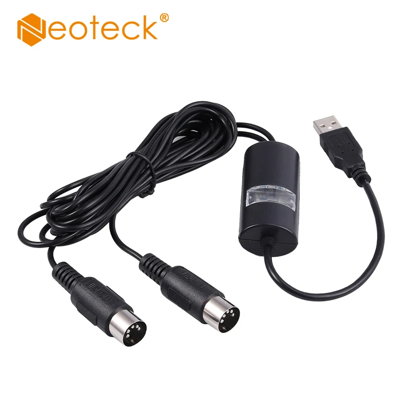 Neoteck миди USB показывающие внутреннюю/наружную кабель конвертер 5 контактный