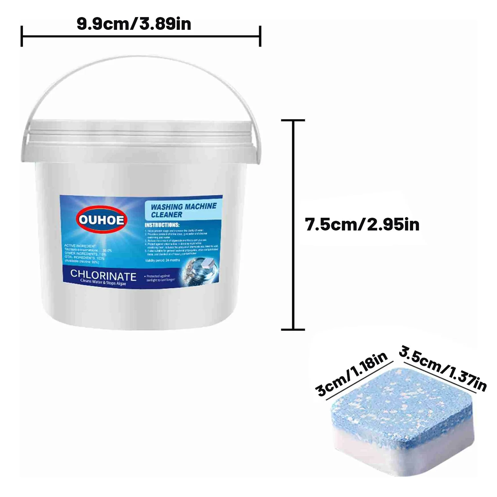 Ouhoe Washing Machine Effervescent Tablet Barrel Cleaning Product Machine Cleaner Laundry Soap Detergent Effervescent Tablet
Ouhoe Washing Machine Effervescent Tablet Barrel Cleaning Product Machine Cleaner Laundry Soap Detergent Effervescent Tablet