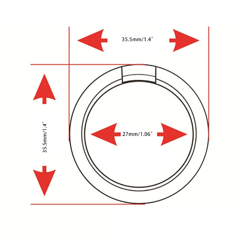 Universal Finger Ring Kickstand 360Rotation with Polished Metal Phone Grip for Magnetic Car Mount for All Smartphones 
Universal Finger Ring Kickstand 360Rotation with Polished Metal Phone Grip for Magnetic Car Mount for All Smartphones