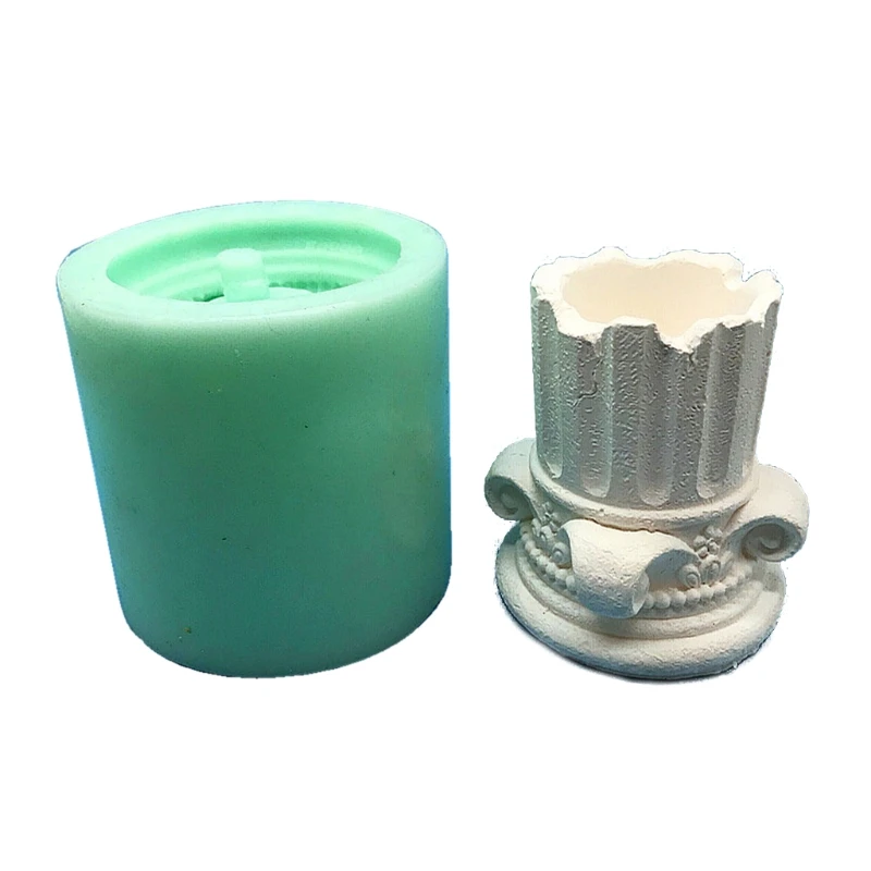 Ancient Greek Pillars Flower Pot Epoxy Resin Silicone Mold 3D Roman Column Succulent Plant Planter Pot Mold for Concrete
Ancient Greek Pillars Flower Pot Epoxy Resin Silicone Mold 3D Roman Column Succulent Plant Planter Pot Mold for Concrete