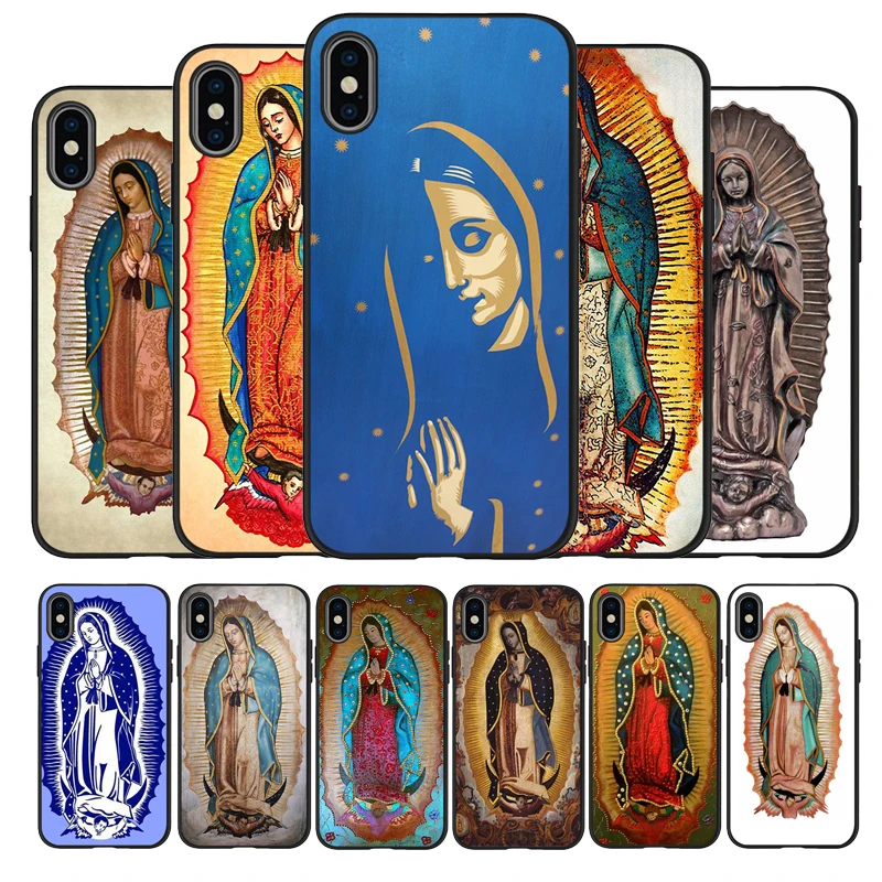 Силиконовый чехол Virgen de Guadalupe для iPhone 11Pro Max 11 XR XS X 8 7 6 6S Plus 5 5S SE 2020 | Мобильные