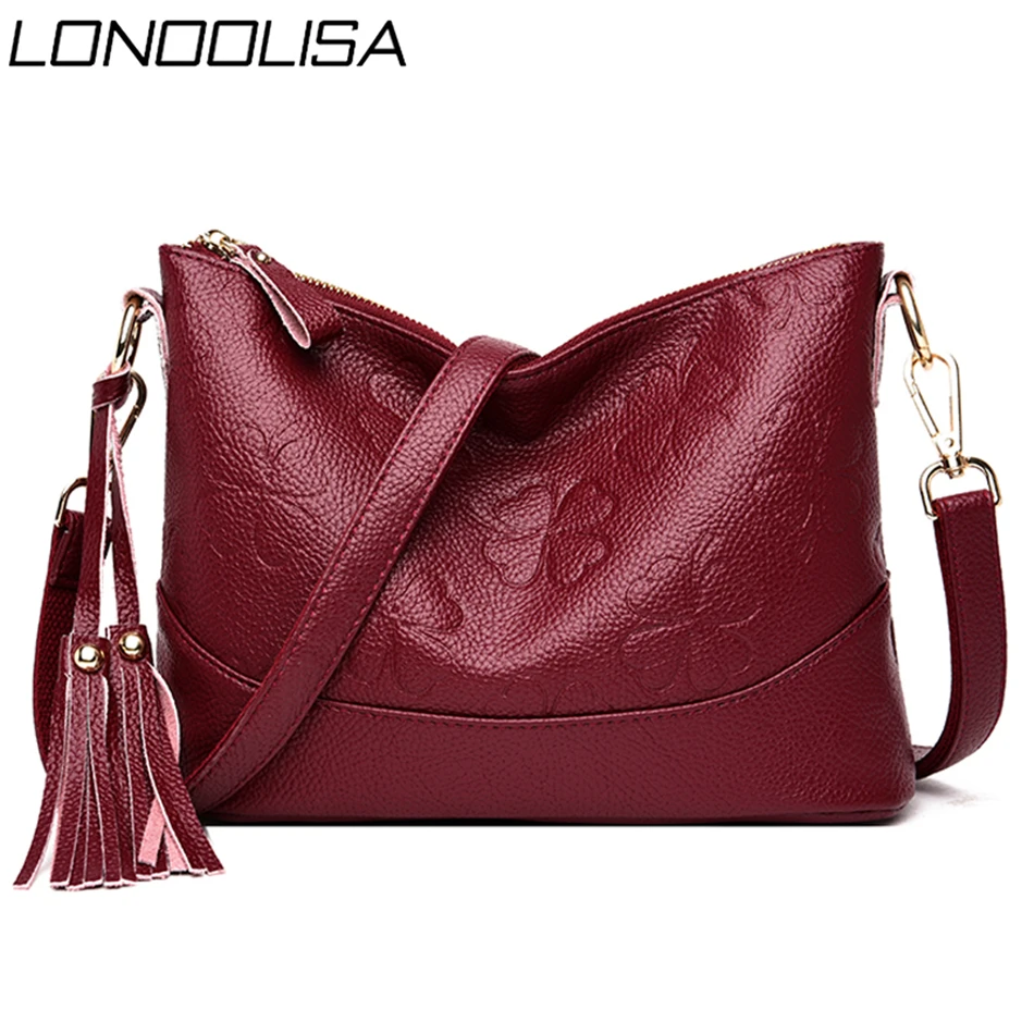 Casual Flowers Buckets Bag High Quality Leather Shoulder Crossbody Bags for Women 2021 Elegant Tassel Female Trend Bag
Casual Flowers Buckets Bag High Quality Leather Shoulder Crossbody Bags for Women 2021 Elegant Tassel Female Trend Bag