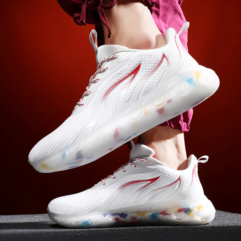 Men Sneakers Fashion Flame Shoes Comfort Breathable Mesh Running Shoes Plus Size Mens Sports Outdoor Footwear Tenis Masculino
Men Sneakers Fashion Flame Shoes Comfort Breathable Mesh Running Shoes Plus Size Mens Sports Outdoor Footwear Tenis Masculino