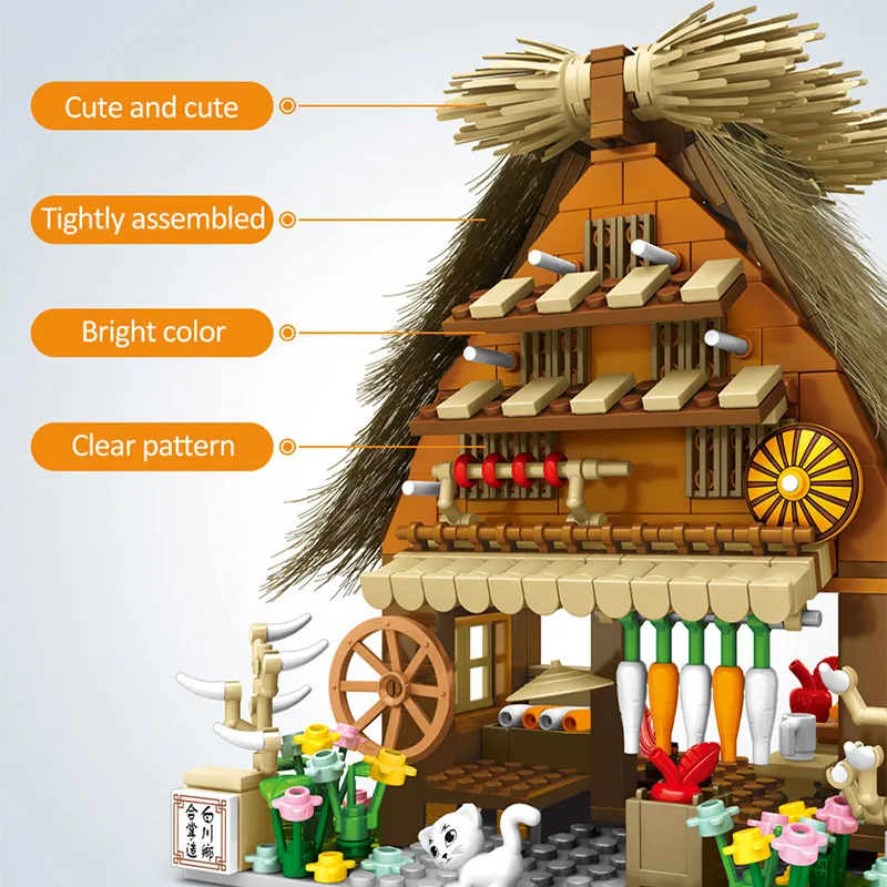 SEMBO City Architecture Food Shop Building Blocks Street View Store Restaurant House Set Model Figures Bricks Toys For Children
SEMBO City Architecture Food Shop Building Blocks Street View Store Restaurant House Set Model Figures Bricks Toys For Children