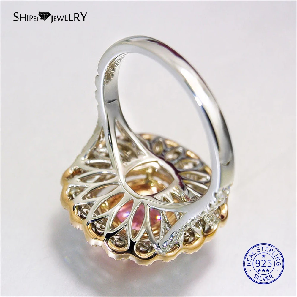 Shipei 100% 925 Sterling Silver Flower Ring for Women Fine Jewelry Luxury Pink Flower Wedding Coctail Ring Anniversary Gift
Shipei 100% 925 Sterling Silver Flower Ring for Women Fine Jewelry Luxury Pink Flower Wedding Coctail Ring Anniversary Gift