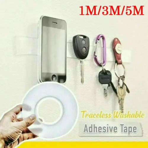 UK Magic Double-sided Grip Tape Traceless Washable Adhesive Tape Nano Technology Reuse
UK Magic Double-sided Grip Tape Traceless Washable Adhesive Tape Nano Technology Reuse