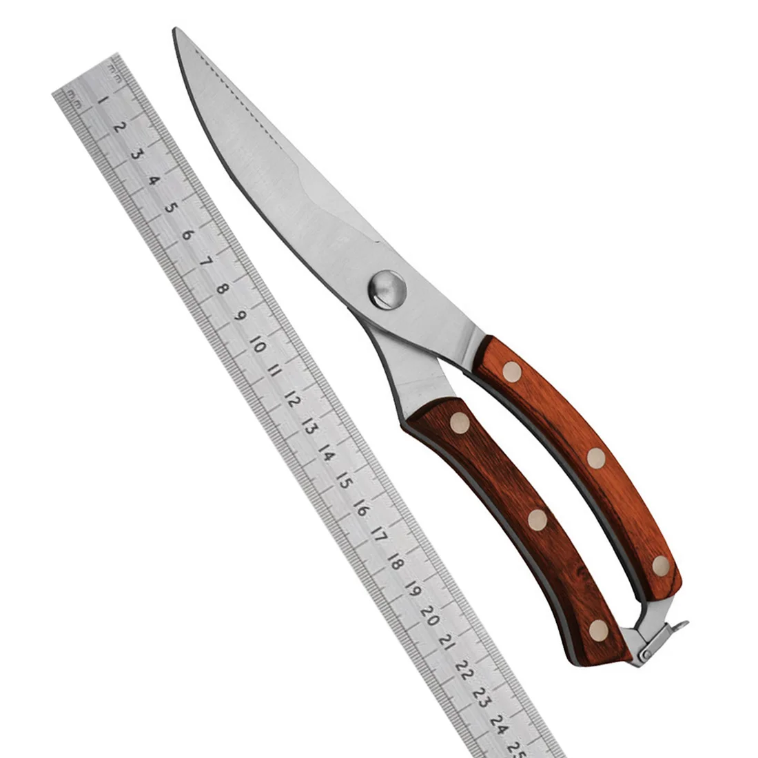 255mm(9.8'') Stainless Steel Poultry Kitchen Chicken Bone Scissor Cook Tool Shear Cut Duck Fish
255mm(9.8'') Stainless Steel Poultry Kitchen Chicken Bone Scissor Cook Tool Shear Cut Duck Fish