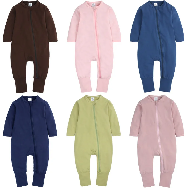 Solid Color Baby Girl Romper Spring Autumn Baby Boy Clothes Cotton Long Sleeve Newborn Romper Toddler Clothing 6-24 Months 
Solid Color Baby Girl Romper Spring Autumn Baby Boy Clothes Cotton Long Sleeve Newborn Romper Toddler Clothing 6-24 Months