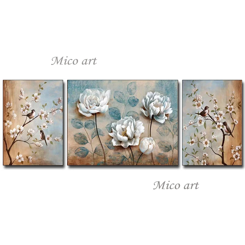 No Framed Hand Painted Group Flower Oil Painting On Canvas 100% Wall Decor Art Pictures 3 Panels Artwork Cheap Flower Paintings
No Framed Hand Painted Group Flower Oil Painting On Canvas 100% Wall Decor Art Pictures 3 Panels Artwork Cheap Flower Paintings