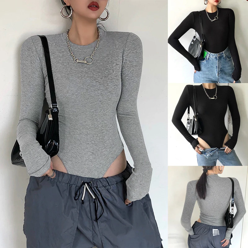 Kayotuas Women Bodysuit Long Sleeve Round Neck Solid Color Skinny Slim Fit Casual Bodycon Tops Streetwear Leotard
Kayotuas Women Bodysuit Long Sleeve Round Neck Solid Color Skinny Slim Fit Casual Bodycon Tops Streetwear Leotard