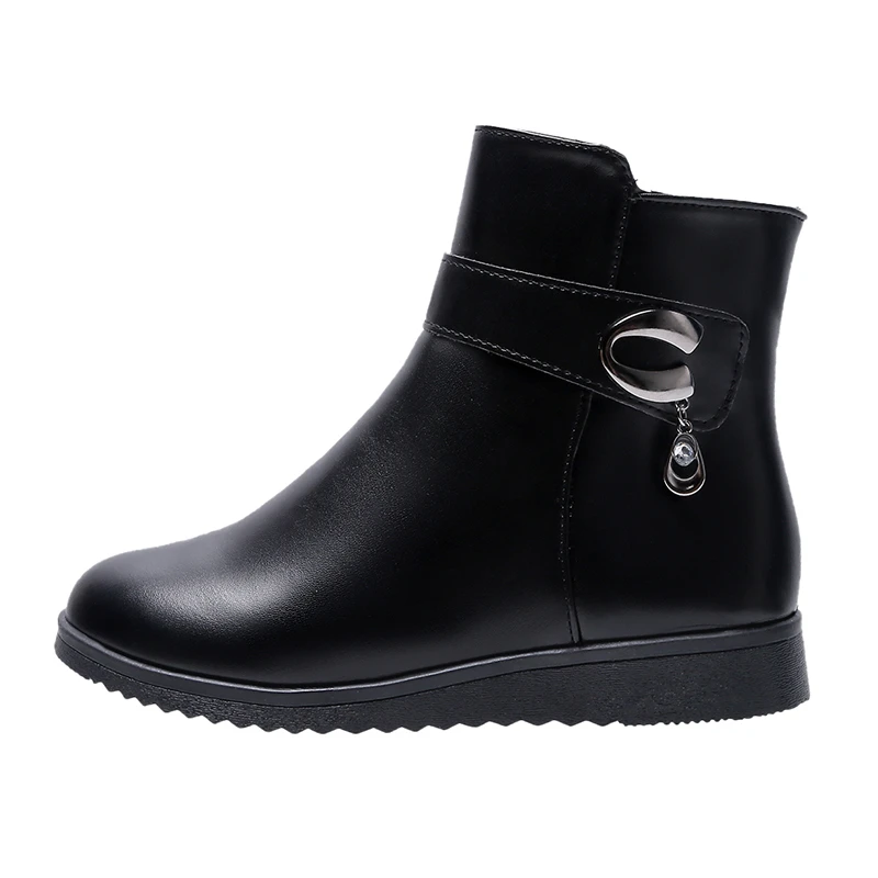 2021 Autumn and Winter New Women's Boots Round Toe Zipper Women's Thick-soled Ankle Boots Outdoor Non-slip Warm and Nude Boots
2021 Autumn and Winter New Women's Boots Round Toe Zipper Women's Thick-soled Ankle Boots Outdoor Non-slip Warm and Nude Boots