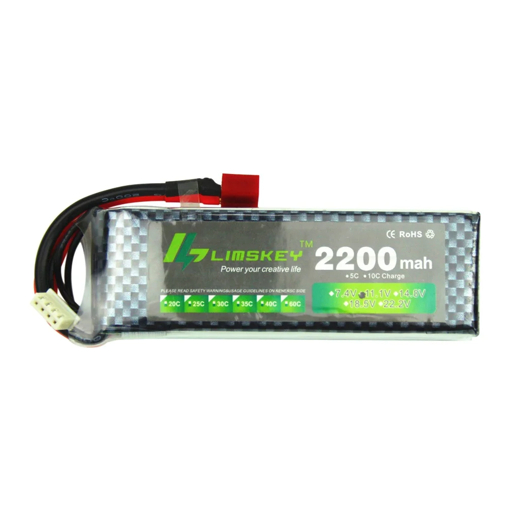 Limskey Power Brand New 3s Bettery 11.1V 2200mAh 25C MAX 35C T/xt60 Plug for Car Airplane Halicopter Part 5PCS/LOT free shipping
Limskey Power Brand New 3s Bettery 11.1V 2200mAh 25C MAX 35C T/xt60 Plug for Car Airplane Halicopter Part 5PCS/LOT free shipping