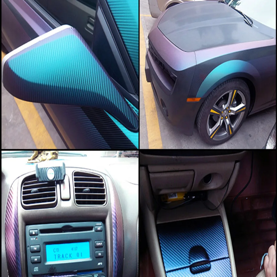 50cm*152/200/300/500cm Chameleon 3D Carbon Fiber Vinyl Film Wrap Foil Auto Car Truck Body Decoration Sticker Decal Motorcycle
50cm*152/200/300/500cm Chameleon 3D Carbon Fiber Vinyl Film Wrap Foil Auto Car Truck Body Decoration Sticker Decal Motorcycle