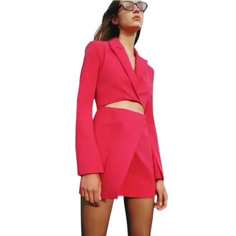 Nlzgmsj Za Women 2021 Autumn New Fashion Women Streetwear Hollow Out Mini Blazer Dress Female Casual Dress Ladies 202109
Nlzgmsj Za Women 2021 Autumn New Fashion Women Streetwear Hollow Out Mini Blazer Dress Female Casual Dress Ladies 202109