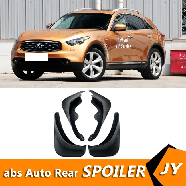 Брызговики для Infiniti FX 2007-2013, брызговики передние с цветным и задним щитком, крыло брызговиков, модифицированное специальное
Брызговики для Infiniti FX 2007-2013, брызговики передние с цветным и задним щитком, крыло брызговиков, модифицированное специальное