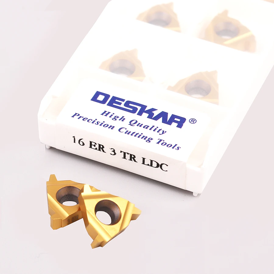 10pcs 16ER 16IR 1.5TR 2TR 2.5TR 3TR LDC CNC Lathe Turning Tool Carbide Inserts high quality Threaded blade tools,for steel parts
10pcs 16ER 16IR 1.5TR 2TR 2.5TR 3TR LDC CNC Lathe Turning Tool Carbide Inserts high quality Threaded blade tools,for steel parts