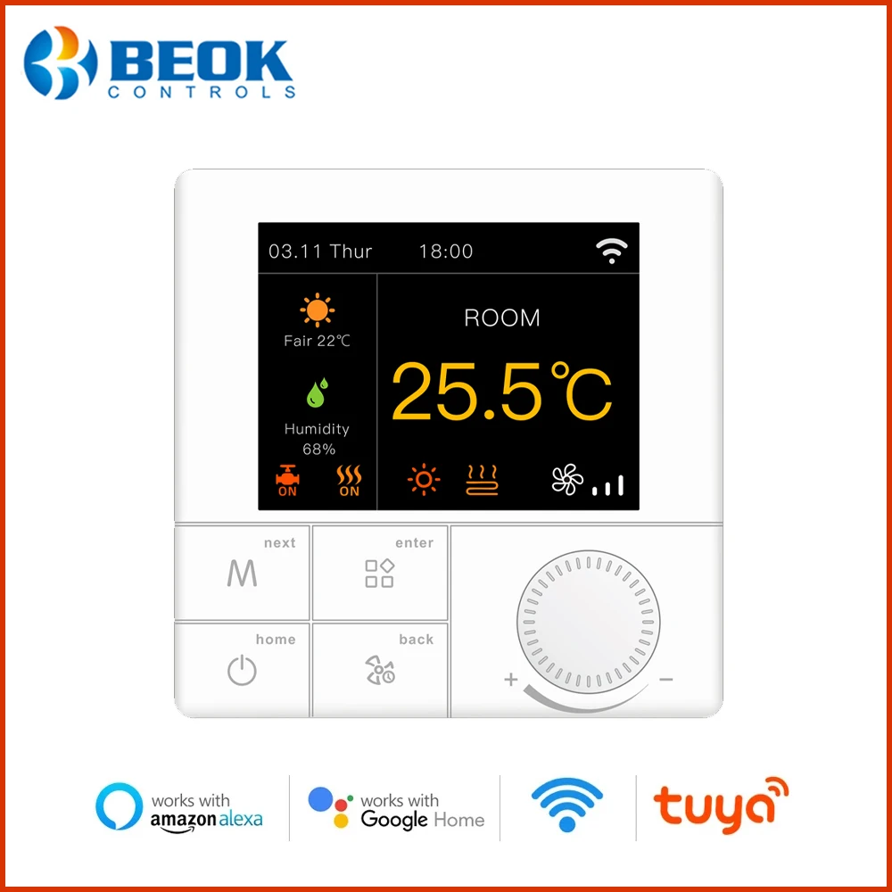 Beok WIFI Alexa Tuya умный дом теплый пол термостат подогрев пола терморегулятор контроллер цветной сенсорный экран Google
Beok WIFI Alexa Tuya умный дом теплый пол термостат подогрев пола терморегулятор контроллер цветной сенсорный экран Google