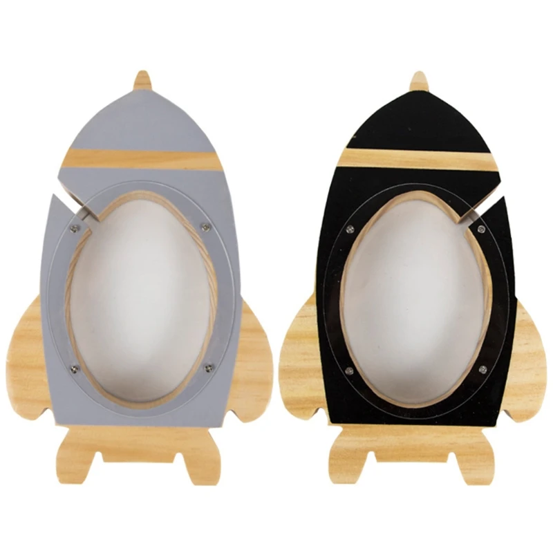 1 Pc Wooden Rocket Piggy Bank Decoration for Kids Room Money Box for Boy Room Decor
1 Pc Wooden Rocket Piggy Bank Decoration for Kids Room Money Box for Boy Room Decor