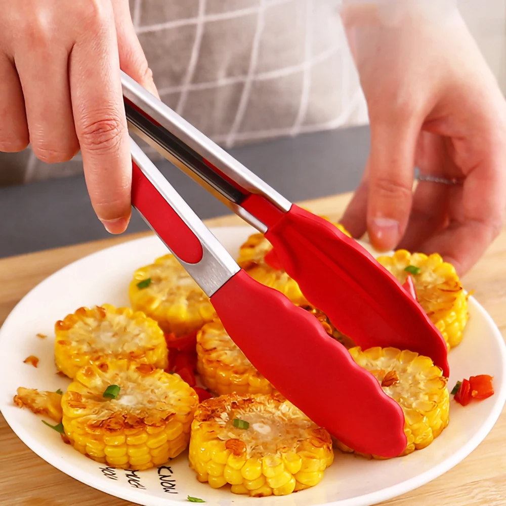 3 PC Silicone Food Tong Pinzas Cocina Non-Slip Heat-Resistant BBQ Patisserie Baking Pince Cuisine Inox Kitchen Accessories Tongs
3 PC Silicone Food Tong Pinzas Cocina Non-Slip Heat-Resistant BBQ Patisserie Baking Pince Cuisine Inox Kitchen Accessories Tongs