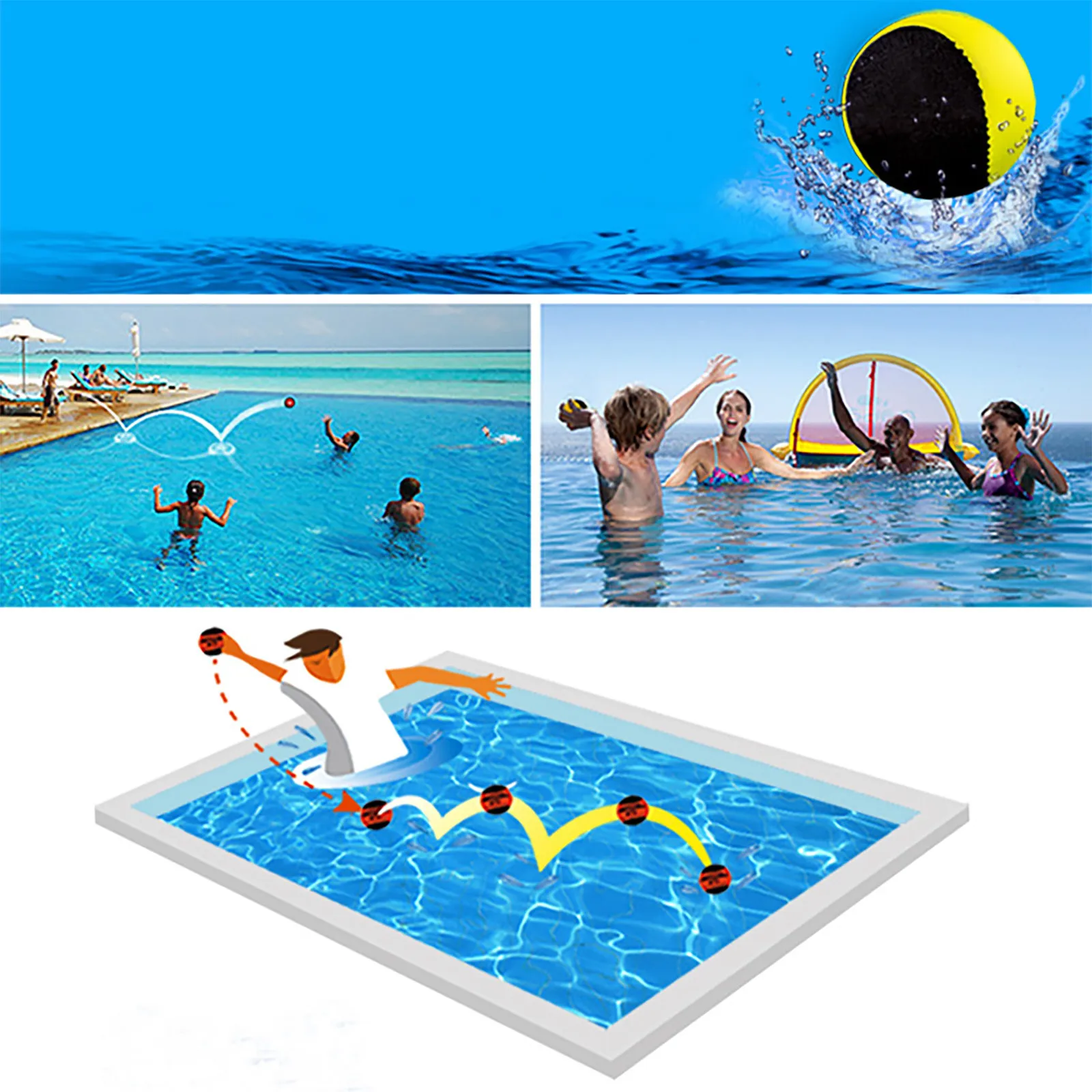 Water Balls Bounce On Water Pool Ball, Beach Toys For Kids & Adults, Toy Beach Ball Water Balloons Color Balls Outdoor Beach Toy
Water Balls Bounce On Water Pool Ball, Beach Toys For Kids & Adults, Toy Beach Ball Water Balloons Color Balls Outdoor Beach Toy