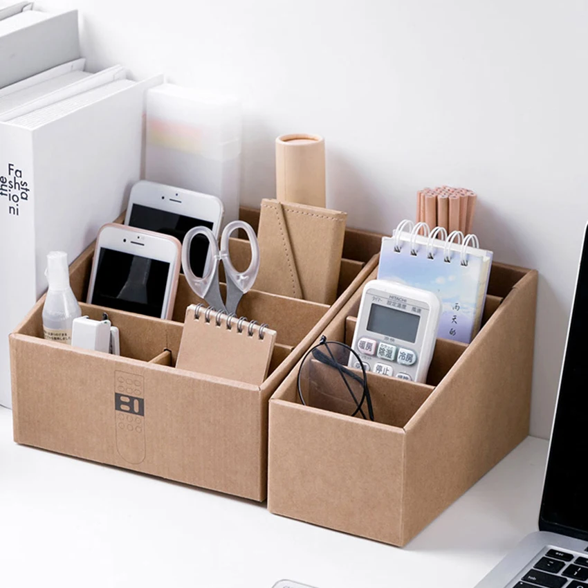 Office Desk Storage Box Cosmetic Paper Holder Stationery Container Remote Control Organizer 4-layer Case 
Office Desk Storage Box Cosmetic Paper Holder Stationery Container Remote Control Organizer 4-layer Case
