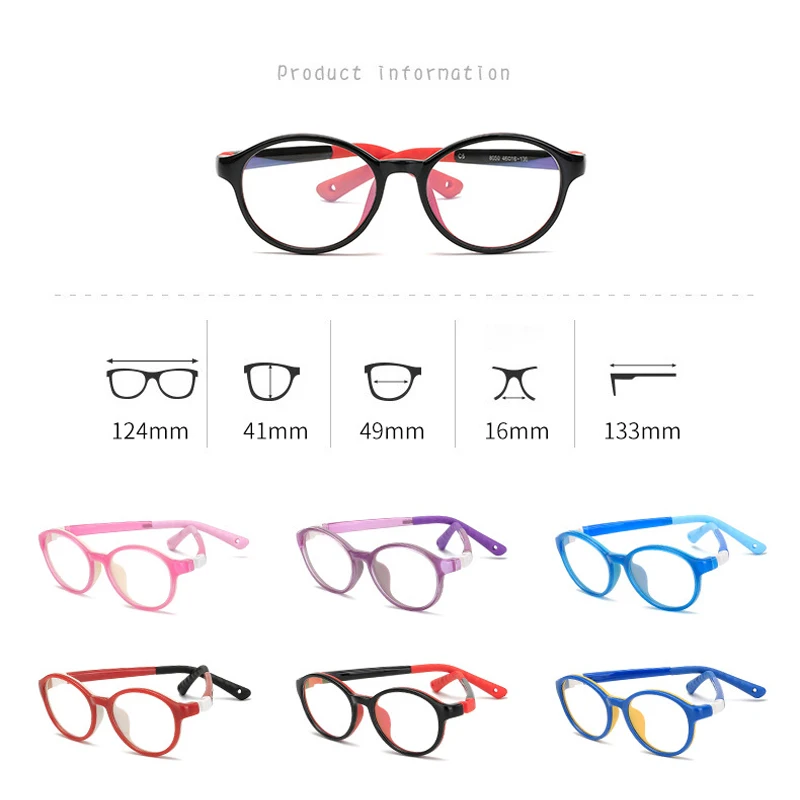 Zilead Children's Glasses Anti-Blue Ray Spectacles Computer Eyeglasses Fashion Cute Soft Ultra-Light TR90 Frame For Kids Pink
Zilead Children's Glasses Anti-Blue Ray Spectacles Computer Eyeglasses Fashion Cute Soft Ultra-Light TR90 Frame For Kids Pink