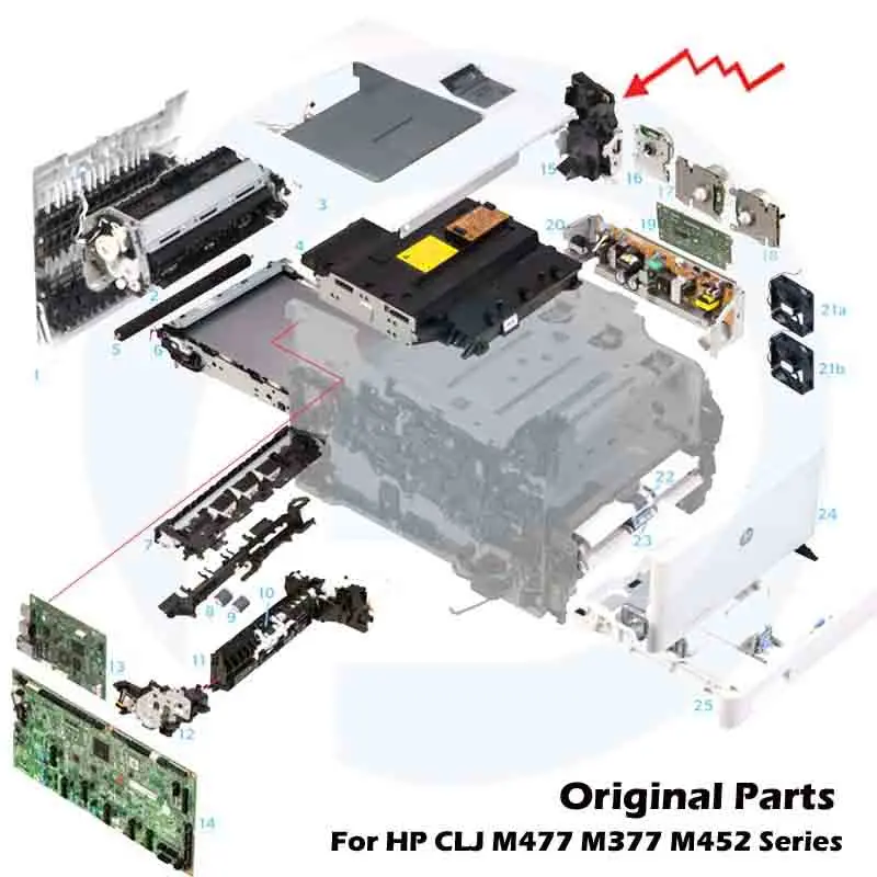 Original New For HP M452 M477 M377 M479 M454 M477FDW M477FDN M479FDW M377DW M452DW Lifter drive assembly RM2-6370 RM2-6370-000CN
Original New For HP M452 M477 M377 M479 M454 M477FDW M477FDN M479FDW M377DW M452DW Lifter drive assembly RM2-6370 RM2-6370-000CN