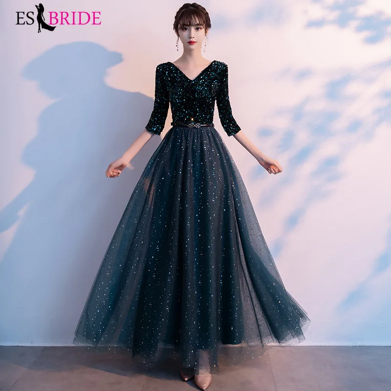 Attend the wedding temperament ink green evening dress 2021 new fashion banquet host long dress wholesale
Attend the wedding temperament ink green evening dress 2021 new fashion banquet host long dress wholesale
