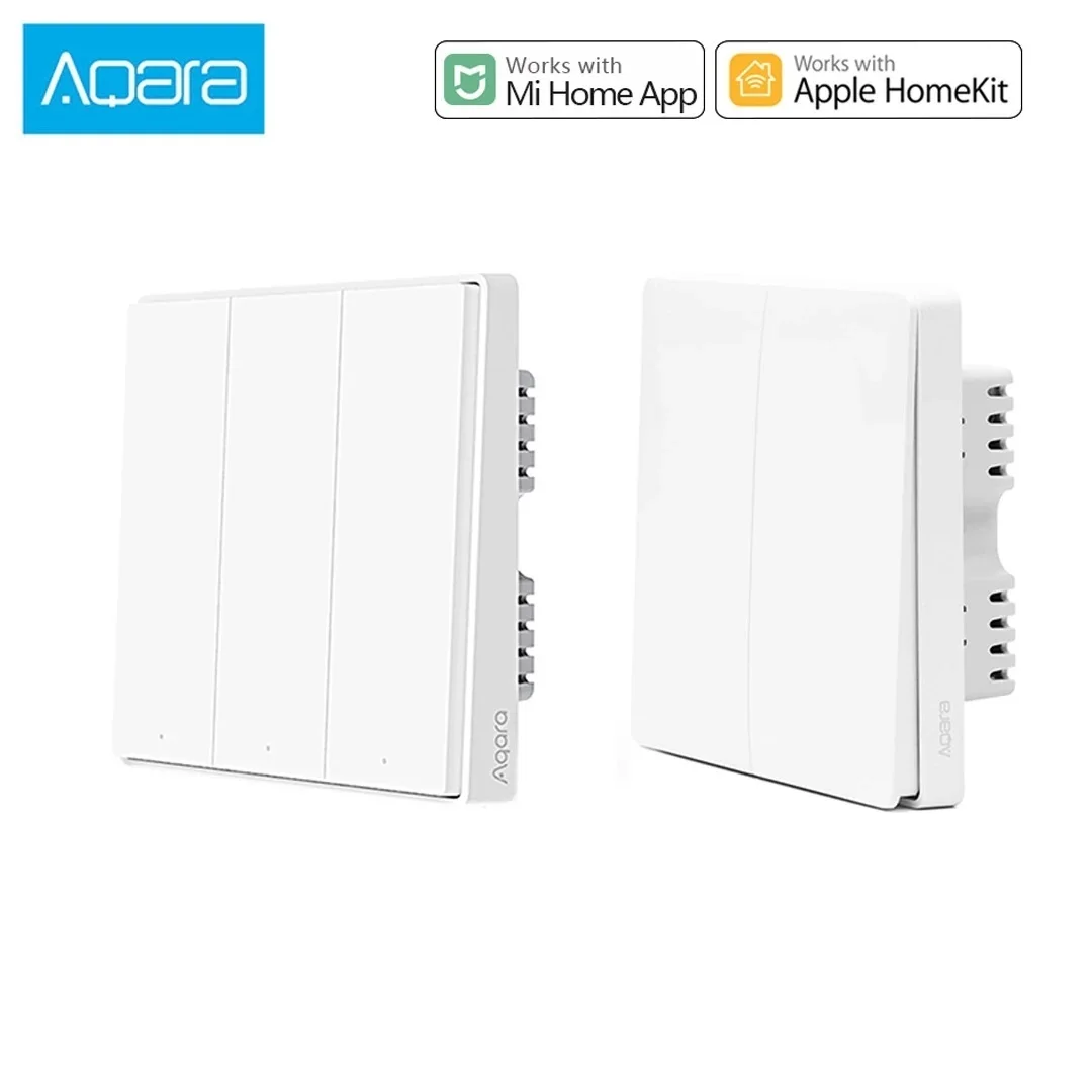 Aqara Wall Switch D1 Wireless Switch Single Zero Fire Wire ZigBee Wall Switch Smart Home Light Control For Xiaomi Mihome App
Aqara Wall Switch D1 Wireless Switch Single Zero Fire Wire ZigBee Wall Switch Smart Home Light Control For Xiaomi Mihome App
