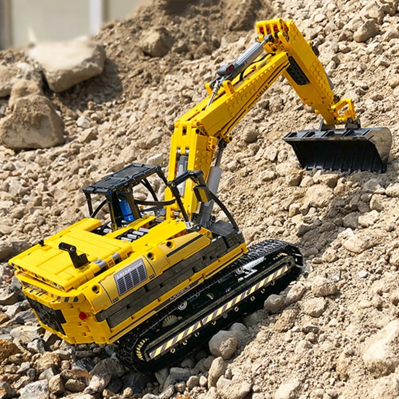 Technology Excavator Building Blocks Kit 1830 Pieces 1:10 2.4G 4CH RC Excavator with Engines Building Blocks Assembly
Technology Excavator Building Blocks Kit 1830 Pieces 1:10 2.4G 4CH RC Excavator with Engines Building Blocks Assembly