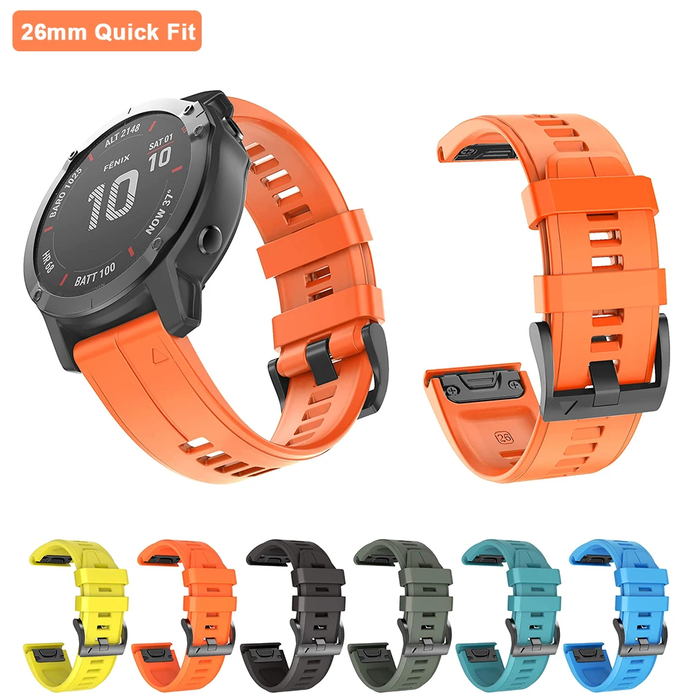 QuickFit 26mm Silicone Band For Garmin Descent Mk2i Mk2 Strap Quick release Watchband Bracelet Belt Replacement accessories
QuickFit 26mm Silicone Band For Garmin Descent Mk2i Mk2 Strap Quick release Watchband Bracelet Belt Replacement accessories