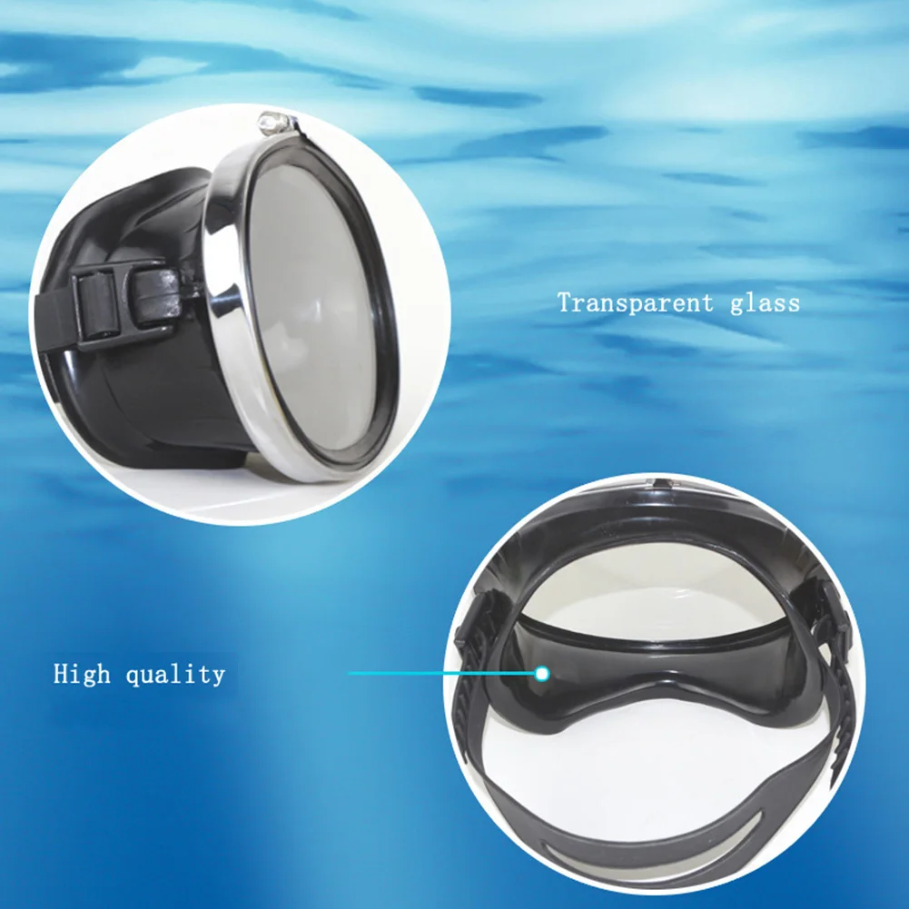 1PC Stainless Steel Glass PVC Underwater Diving Goggles Anti Fog Half Face Glasses Lens Waterproof Water Spoarts Accessories
1PC Stainless Steel Glass PVC Underwater Diving Goggles Anti Fog Half Face Glasses Lens Waterproof Water Spoarts Accessories