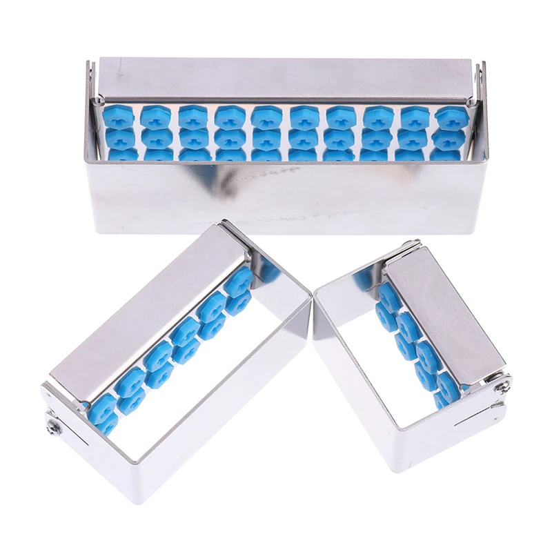 8/12/30 Hole Needle Sterilizing Rack Dental Sterilization Box Endodontium Sterilization Box Dental Instrument Autoclavable Box 
8/12/30 Hole Needle Sterilizing Rack Dental Sterilization Box Endodontium Sterilization Box Dental Instrument Autoclavable Box