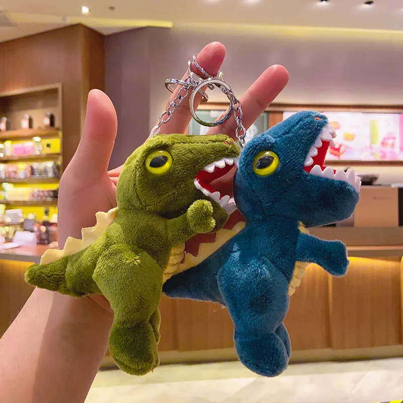 Cute dinosaur backpack doll doll doll bag pendant T-rex plush key chain can be wholesale
Cute dinosaur backpack doll doll doll bag pendant T-rex plush key chain can be wholesale