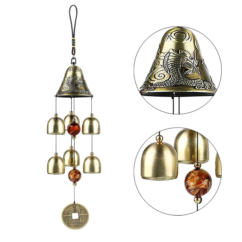 Chinese style oriental lucky metal decoration antique wind chimes copper living room courtyard metal wind chimes decoration
Chinese style oriental lucky metal decoration antique wind chimes copper living room courtyard metal wind chimes decoration