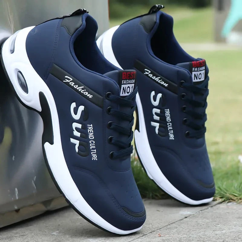 Navy Blue Sneakers For Boys Casual Leather Sports Shoes Male Sneakers Men's White Autumn Shoes Man Tenis Wedge Shoes Size 46 47
Navy Blue Sneakers For Boys Casual Leather Sports Shoes Male Sneakers Men's White Autumn Shoes Man Tenis Wedge Shoes Size 46 47