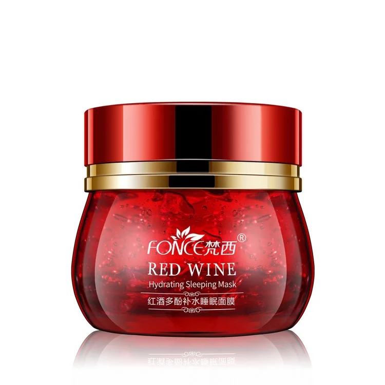 Fonce Red Wine Polyphenols Sleep Mask No-Clean Hydrating and Moisturizing Men and Women Brig
Fonce Red Wine Polyphenols Sleep Mask No-Clean Hydrating and Moisturizing Men and Women Brig
