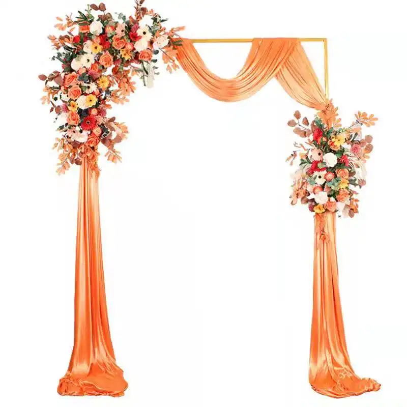 150 -250 CM Shiny Gold Iron Frame Arch Artificial Flower Pillar Backdrop Stage Door Outdoor Wedding Organza Fabric Display Rack 
150 -250 CM Shiny Gold Iron Frame Arch Artificial Flower Pillar Backdrop Stage Door Outdoor Wedding Organza Fabric Display Rack