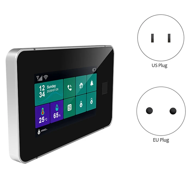 Беспроводная охранная сигнализация Tuya, Wi-Fi Gsm, датчик отпечатков пальцев, защита от взлома, для умного дома
Беспроводная охранная сигнализация Tuya, Wi-Fi Gsm, датчик отпечатков пальцев, защита от взлома, для умного дома