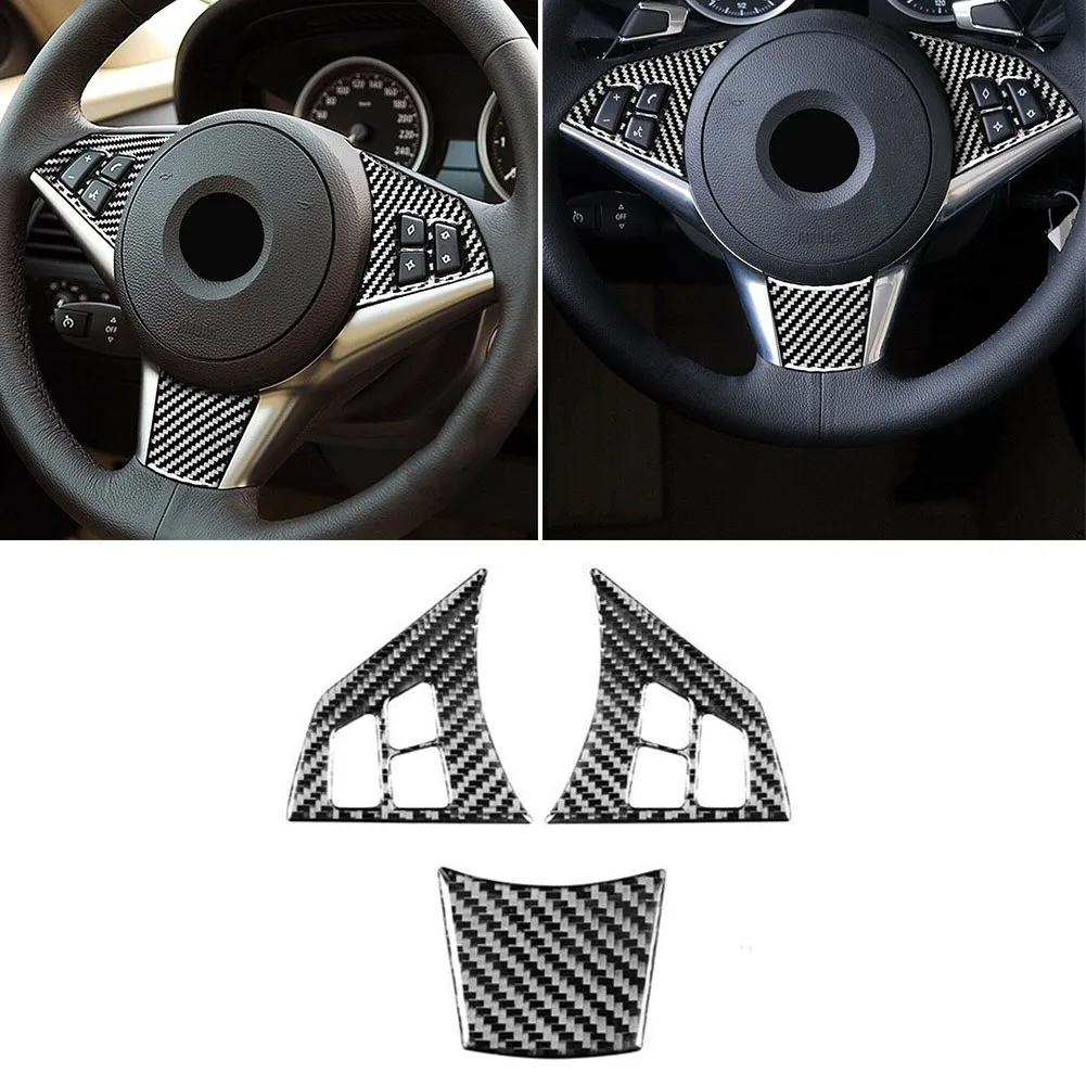 3Pcs Carbon Fiber Steering Wheel Cover Trim Black/red For BMW 6 Series 630i 635d 645Ci 2007-2010 630Ci 2005-2007 650i 2006-2010
3Pcs Carbon Fiber Steering Wheel Cover Trim Black/red For BMW 6 Series 630i 635d 645Ci 2007-2010 630Ci 2005-2007 650i 2006-2010