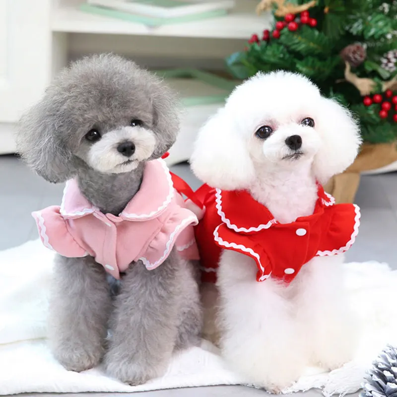 Cute Pet Dress Princess Style Dog Clothes Solid Color Princess Pet Dress Bow Warm Clothing For Cats Dogs Clothing Pet Supplies
Cute Pet Dress Princess Style Dog Clothes Solid Color Princess Pet Dress Bow Warm Clothing For Cats Dogs Clothing Pet Supplies