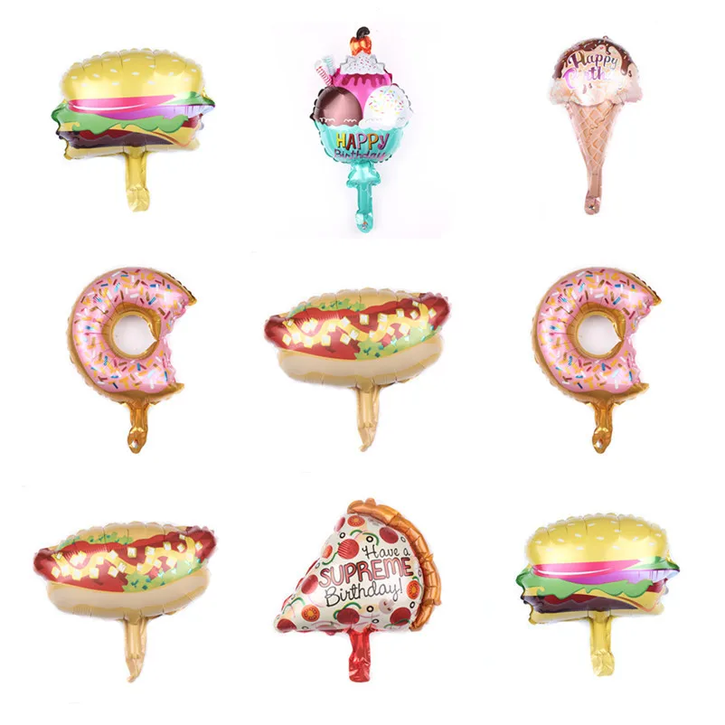 Birthday Party Decorations Kids Burger Pizza Ice Cream Donut Gourmet Aluminum Film Balloon 5 Pieces
Birthday Party Decorations Kids Burger Pizza Ice Cream Donut Gourmet Aluminum Film Balloon 5 Pieces