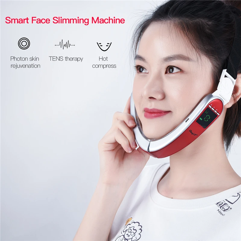 Infrared Ray Hot Compress V Face Massager Cordless Face Slimming Belt Photon Skin Rejuvenation Face Lifting Double Chin Removal
Infrared Ray Hot Compress V Face Massager Cordless Face Slimming Belt Photon Skin Rejuvenation Face Lifting Double Chin Removal