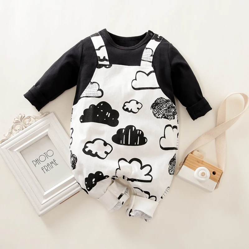 Hibobi Baby Boy Clouds Pattern Long Sleeve Strap Jumpsuit 2Pcs Set Newborn Kids Cotton Bodysuit Tops
Hibobi Baby Boy Clouds Pattern Long Sleeve Strap Jumpsuit 2Pcs Set Newborn Kids Cotton Bodysuit Tops