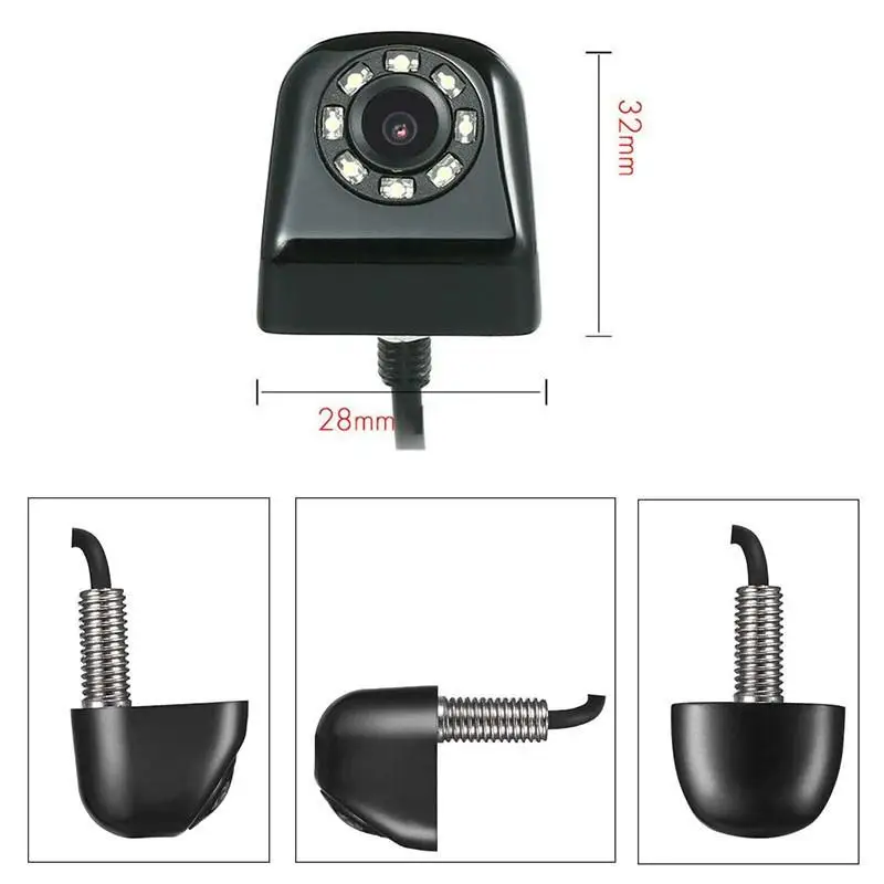 170 Degree Wide Angle Car Rear View Camera Set Auto Reverse Camera With 8 LED Light CCD Image Sensor Parking Cameras With Cable
170 Degree Wide Angle Car Rear View Camera Set Auto Reverse Camera With 8 LED Light CCD Image Sensor Parking Cameras With Cable