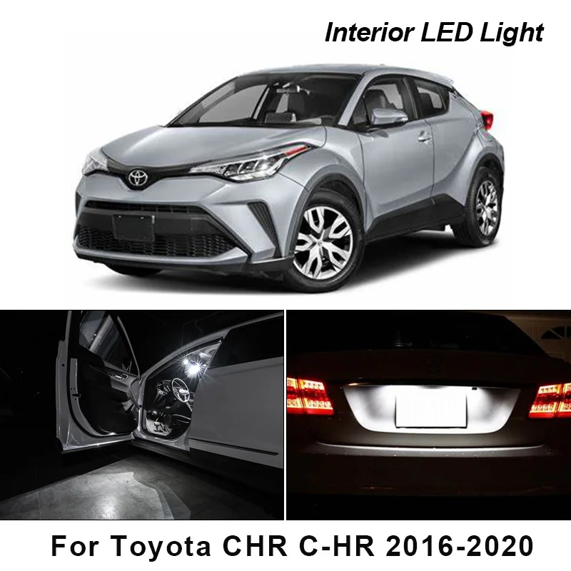 10Pcs White Canbus led Car interior lights Package Kit For Toyota CHR C-HR 2016 - 2020 led Interior Reading Lamp Dome Glove Box
10Pcs White Canbus led Car interior lights Package Kit For Toyota CHR C-HR 2016 - 2020 led Interior Reading Lamp Dome Glove Box