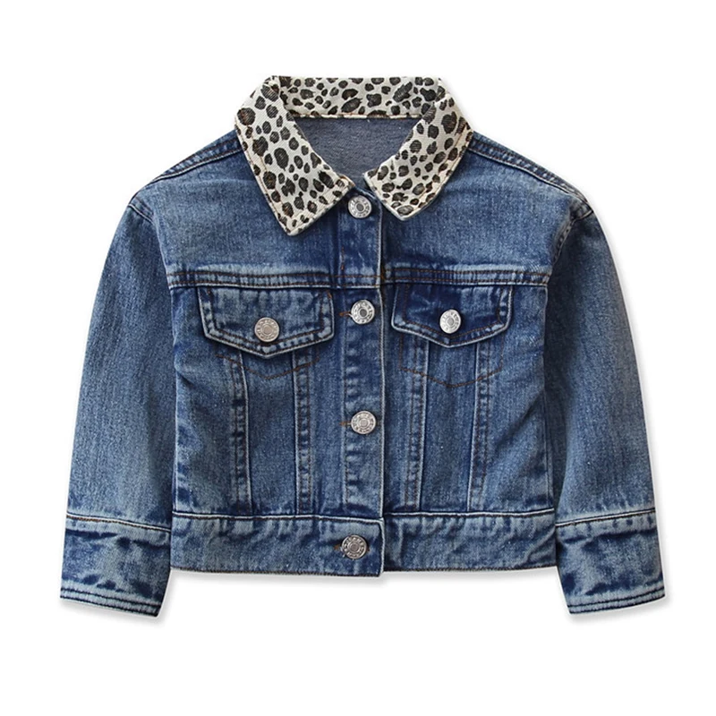 Kids Jacket Coats Leopard print lapel Denim Coats Tops Spring Autumn Fashion Baby Boys Girls Outerwear Children Clothing
Kids Jacket Coats Leopard print lapel Denim Coats Tops Spring Autumn Fashion Baby Boys Girls Outerwear Children Clothing